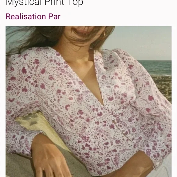 Realisation Par | Tops | Realisation Par The Kaia Top In Mystic Xs